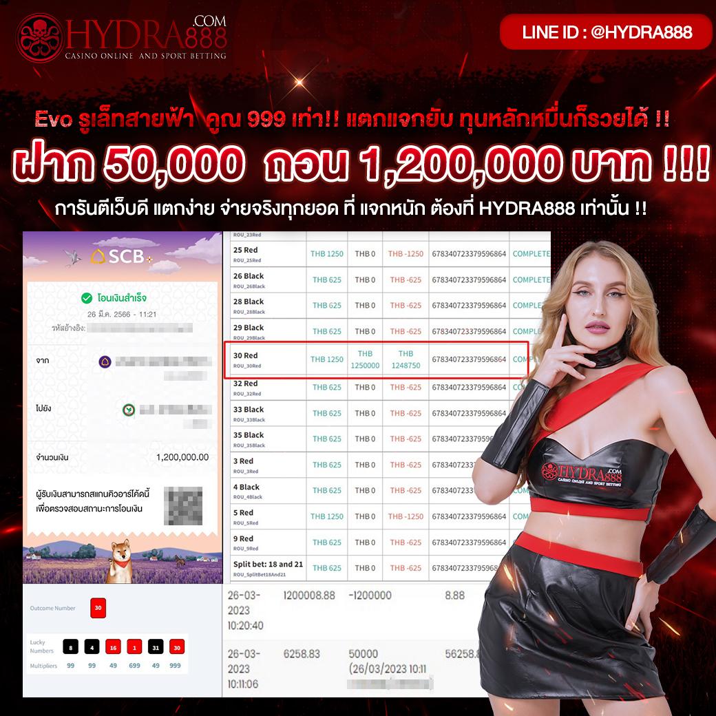 ดูบอล888 เว็บคาสิโนอันดับ1 เล่นง่าย ได้เงินจริง โบนัสพิเศษทุกวัน